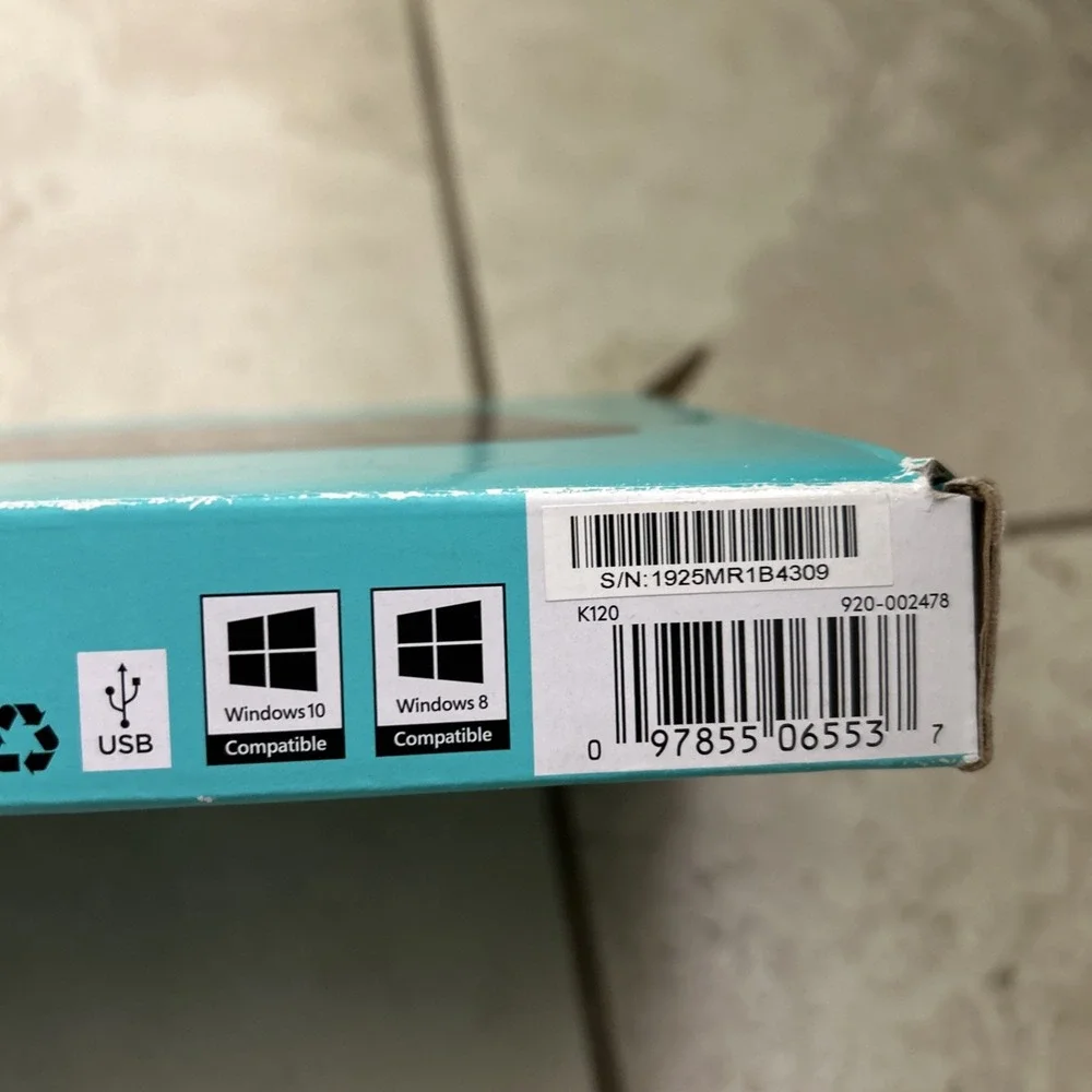Logitech - K120 Full-size Wired Membrane Keyboard for‎ PC